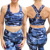 Sports Bra – Chrome Camo