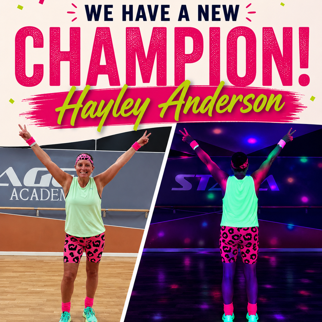Introducing Our New Wild Legs Champion: Hayley Anderson ✨️