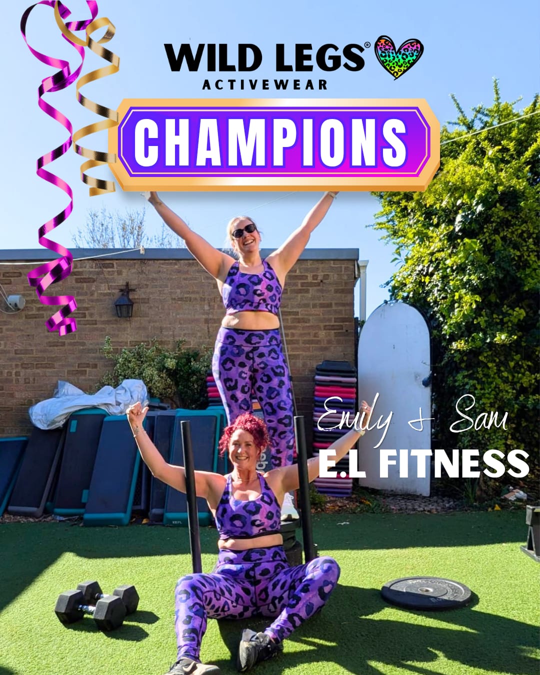 Meet Our Next Wild Legs Champions: Emily &amp; Sam (E.L Fitness)