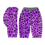 Shorts - Violet Leopard