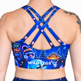 Sports Bra – Snow Disco Christmas Design